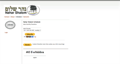 Desktop Screenshot of naharshalom.com